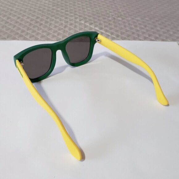 NWOT Havaianas green frame yellow temples & green mirrored lens sunglasses - Picture 8 of 10